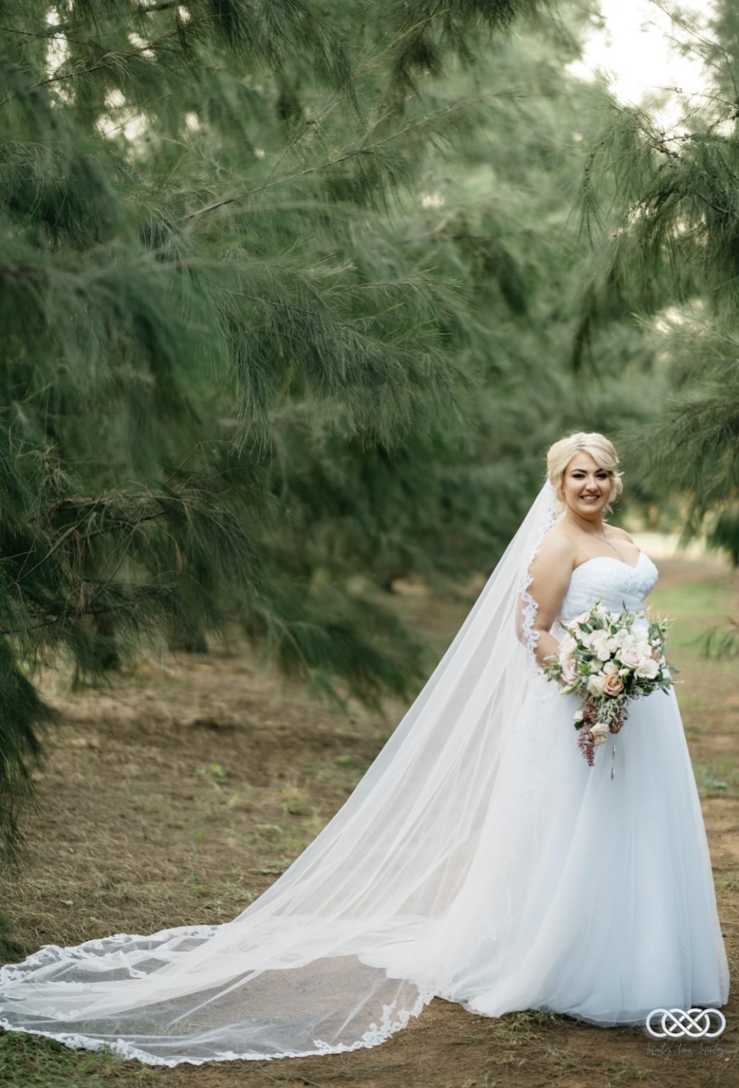 Romantic A-line wedding dress