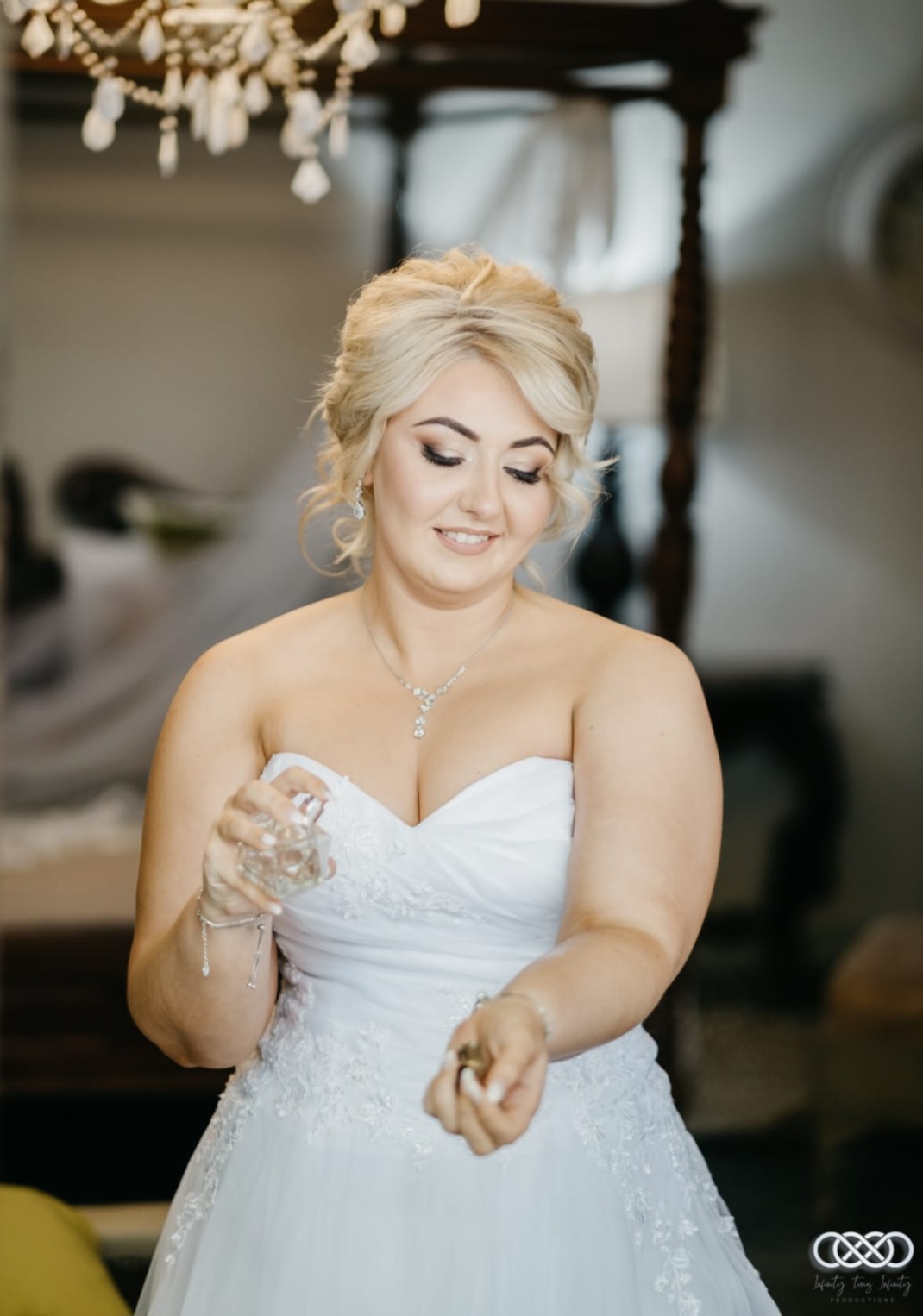 Romantic A-line wedding dress