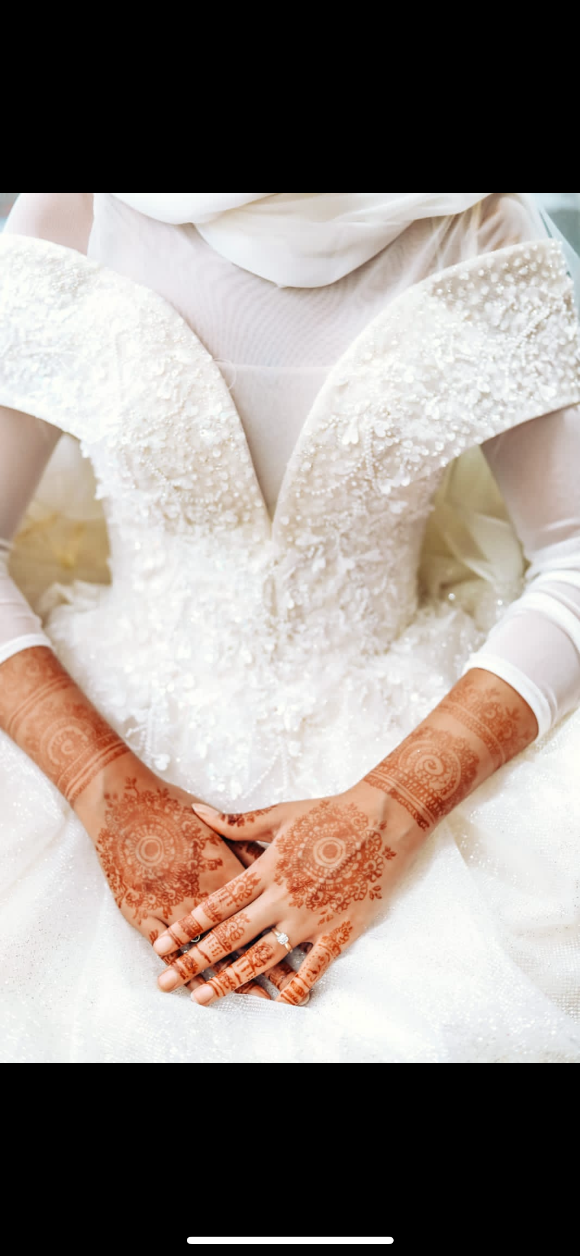 Elegant princess wedding dress