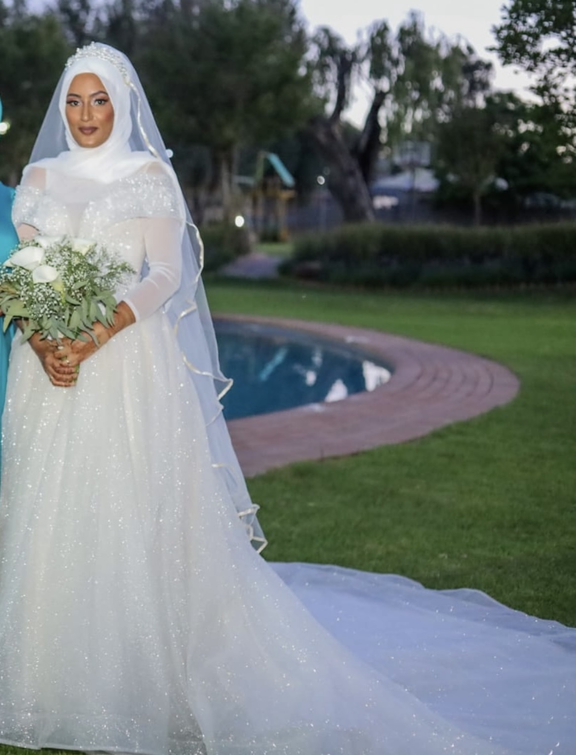 Elegant princess wedding dress