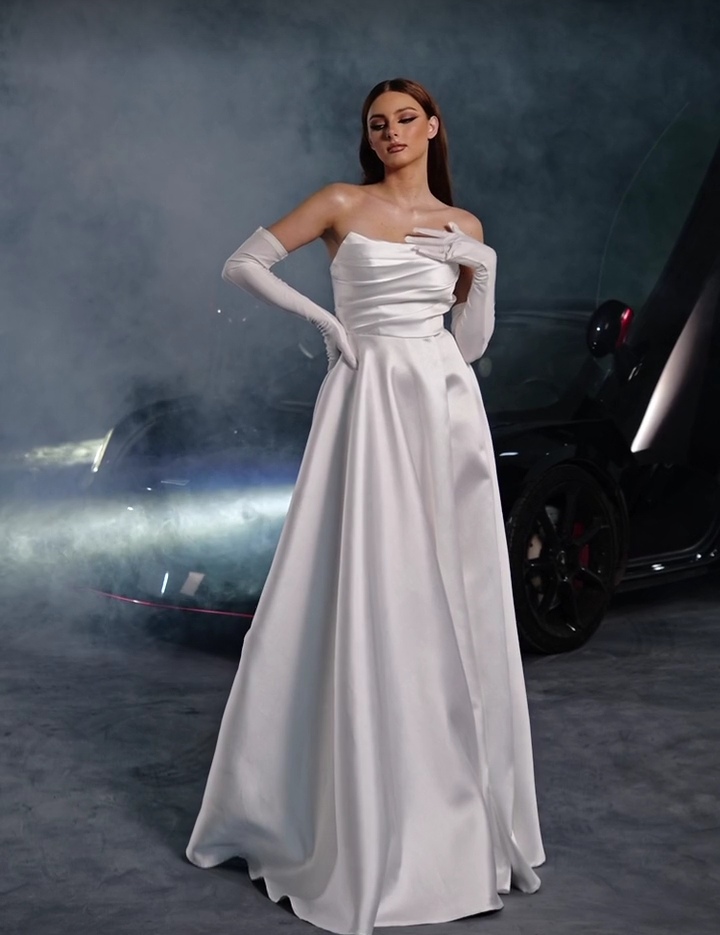 Satin Wedding dress