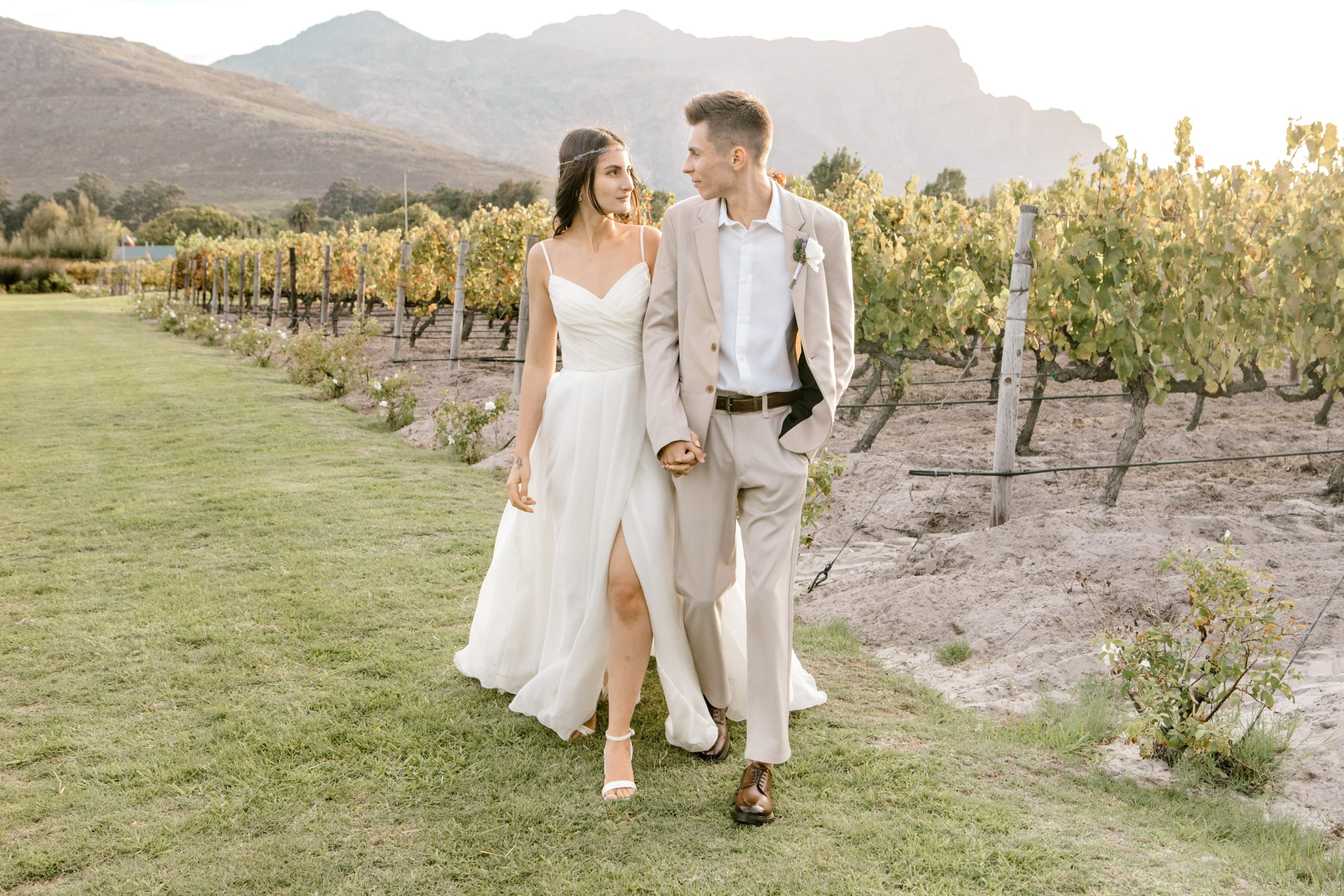 delicate wedding dress