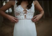 White wedding dress