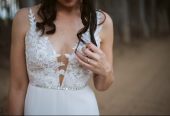 White wedding dress