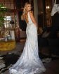 Lace white mermaid style wedding dress