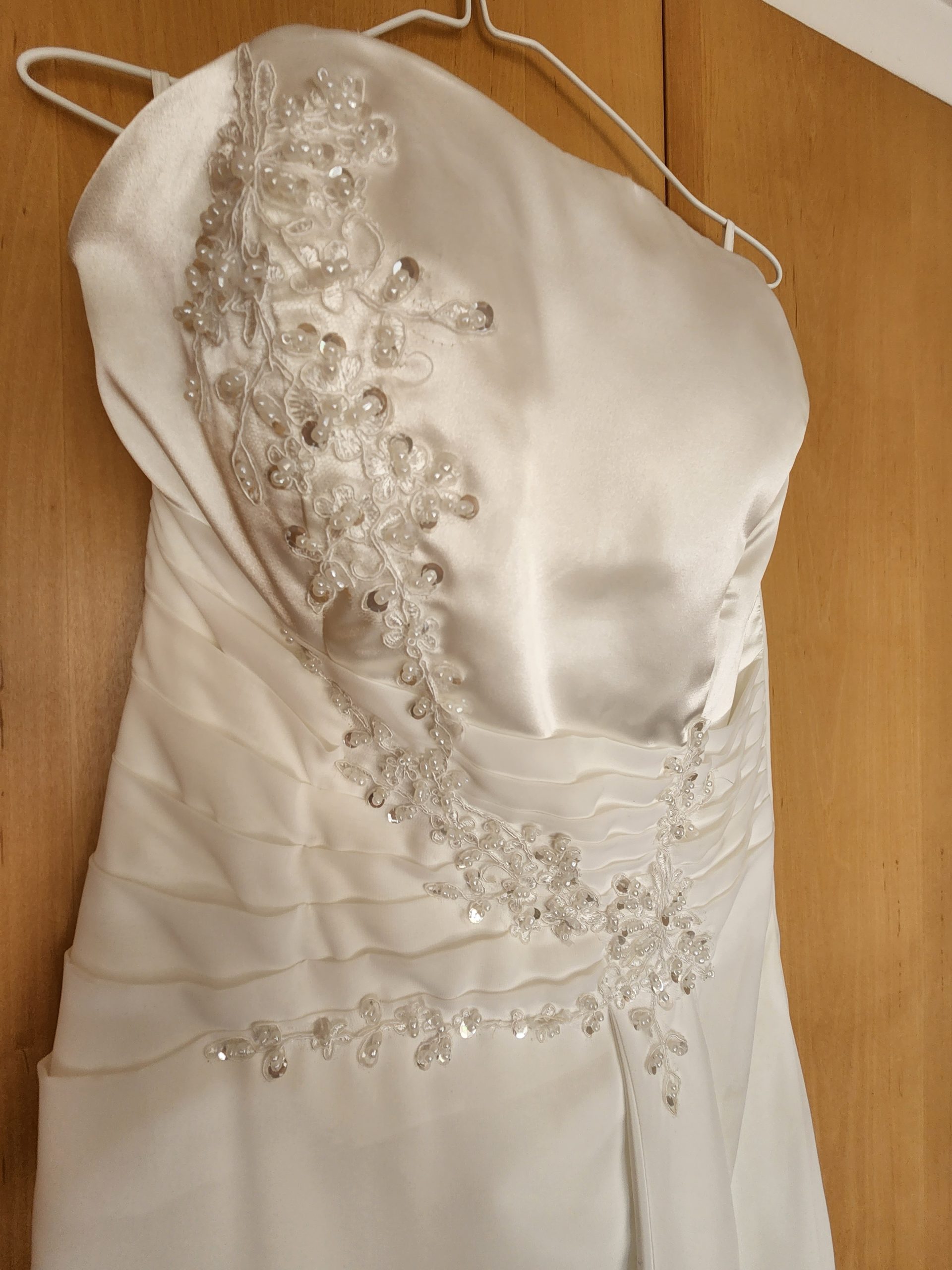 Strapless Beaded Wedding Dress