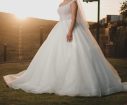 Beautiful white wedding dress